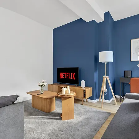 Quartier Bastille Charonne 2 Bedroom With Netflix شقة *