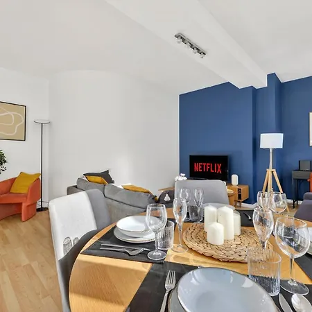شقة Quartier Bastille Charonne 2 Bedroom With Netflix