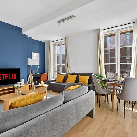 شقة Quartier Bastille Charonne 2 Bedroom With Netflix *