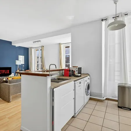 Quartier Bastille Charonne 2 Bedroom With Netflix شقة *