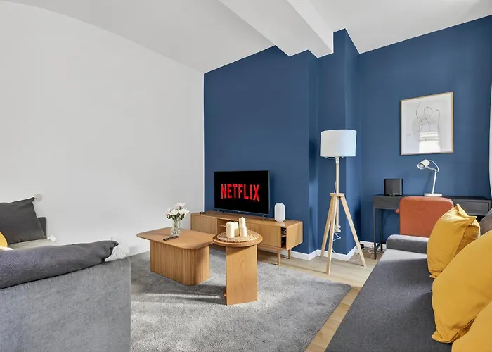 Quartier Bastille Charonne 2 Bedroom With Netflix Daire *